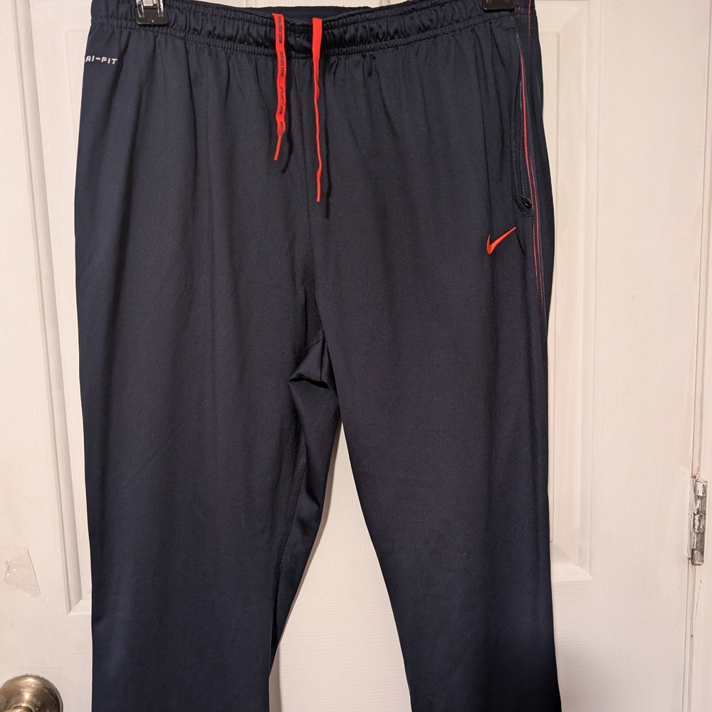 Nike Women's Blue Dri-FIT Pants Size Large